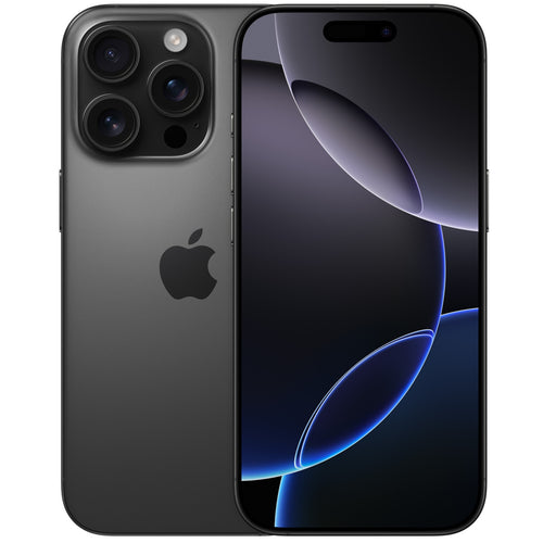 Apple iPhone 16 Pro 256GB - Black Titanium - (A-Grade Refurbished) with Cable - 18-Month Warranty - Certified Refurbished