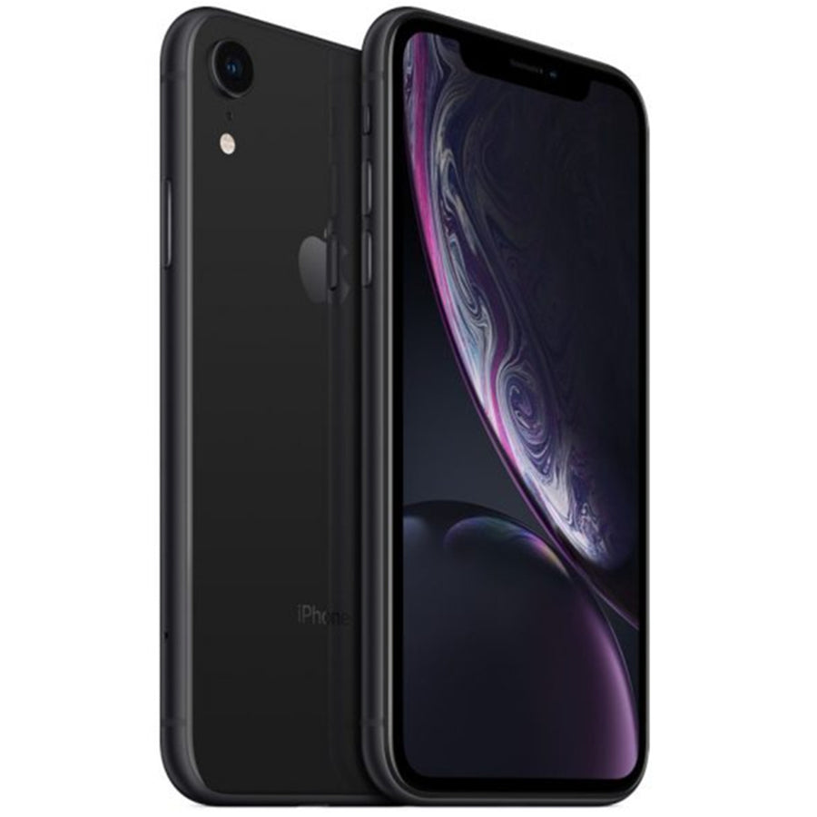Apple iPhone XR 64GB - Black - (B-Grade Refurbished) with Cable - 18-Month Warranty - Certified Refurbished