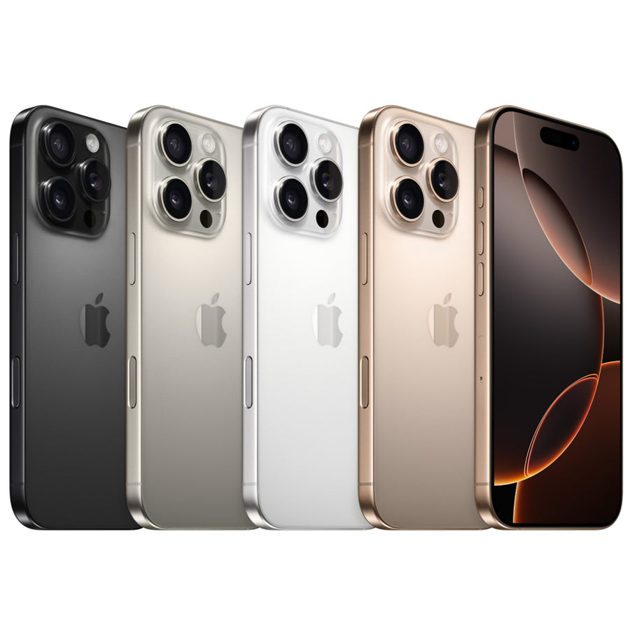 Apple iPhone 16 Pro Max 256GB - Desert Titantium - (B-Grade Refurbished) with Cable - 18-Month Warranty - Certified Refurbished