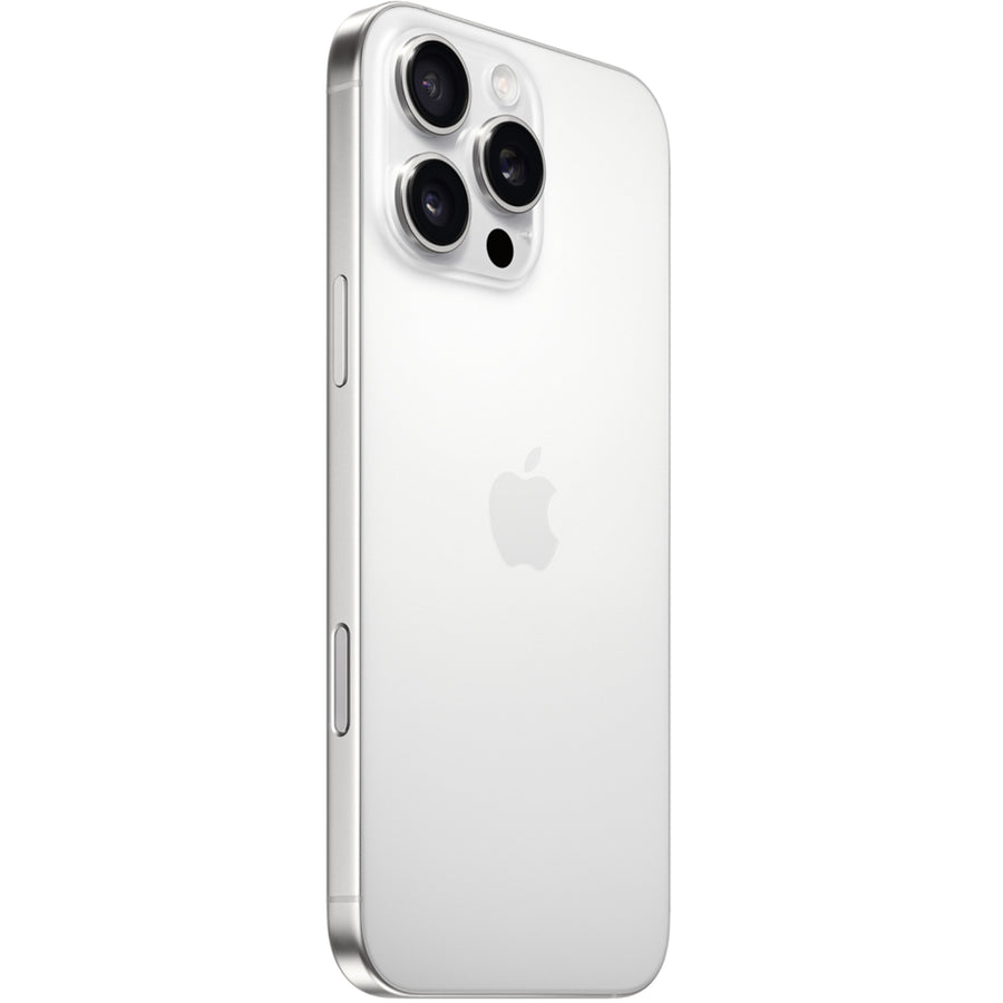 Apple iPhone 16 Pro Max 256GB - White Titanium - (B-Grade Refurbished) with Cable - 18-Month Warranty - Certified Refurbished