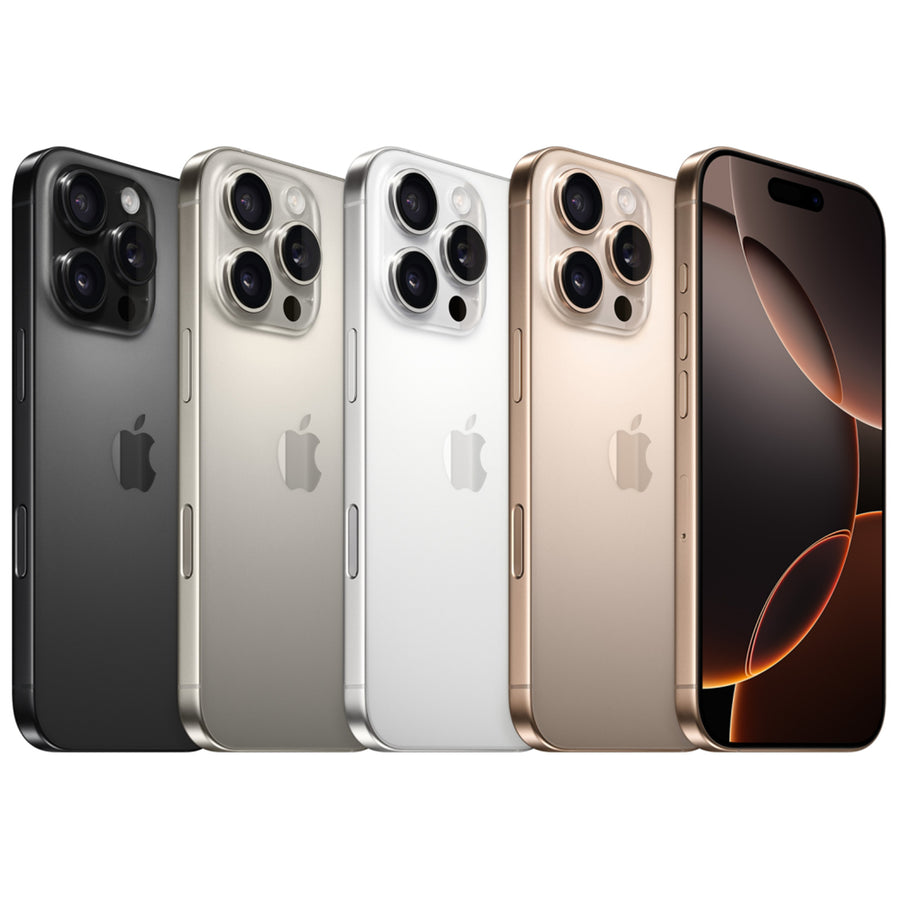 Apple iPhone 16 Pro Max 256GB - White Titanium - (B-Grade Refurbished) with Cable - 18-Month Warranty - Certified Refurbished