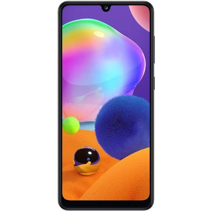 Samsung Galaxy A31 4GB+128GB Smartphone - Black - (B-Grade Refurbished) SM-A315G - with USB cable - 18-Month Warranty - Certified Refurbished
