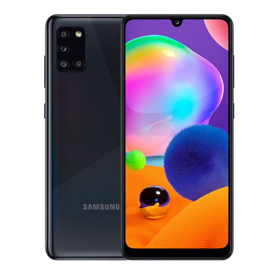 Samsung Galaxy A31 128GB Smartphone - Prism Crush Black - (A-Grade Refurbished) with Cable - 18-Month Warranty - Certified Refurbished