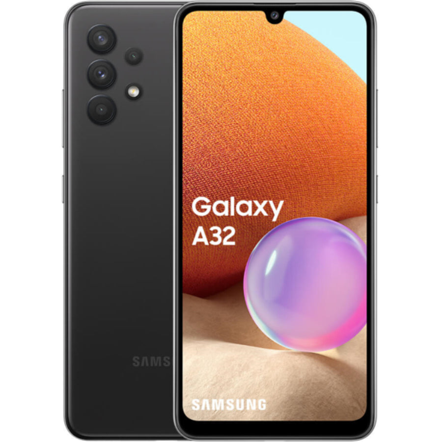 Samsung Galaxy A32 5G 128GB Smartphone - Awesome Black - (A-Grade Refurbished) with Cable - 18-Month Warranty - Certified Refurbished