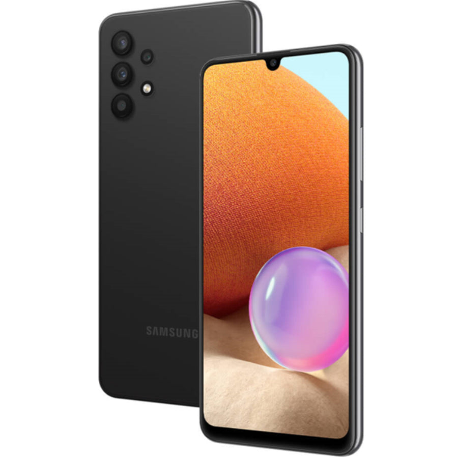 Samsung Galaxy A32 5G 128GB Smartphone - Awesome Black - (A-Grade Refurbished) with Cable - 18-Month Warranty - Certified Refurbished