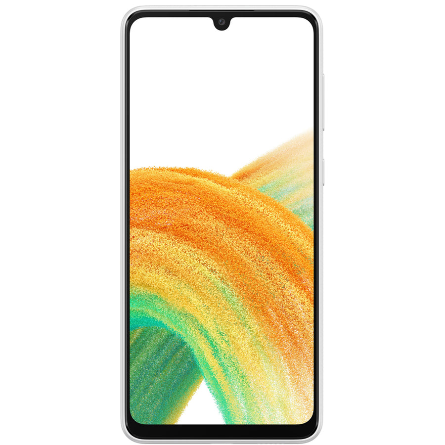 Samsung Galaxy A33 5G 128GB Smartphone - Awesome White - (A-Grade Refurbished) with Cable - 18-Month Warranty - Certified Refurbished
