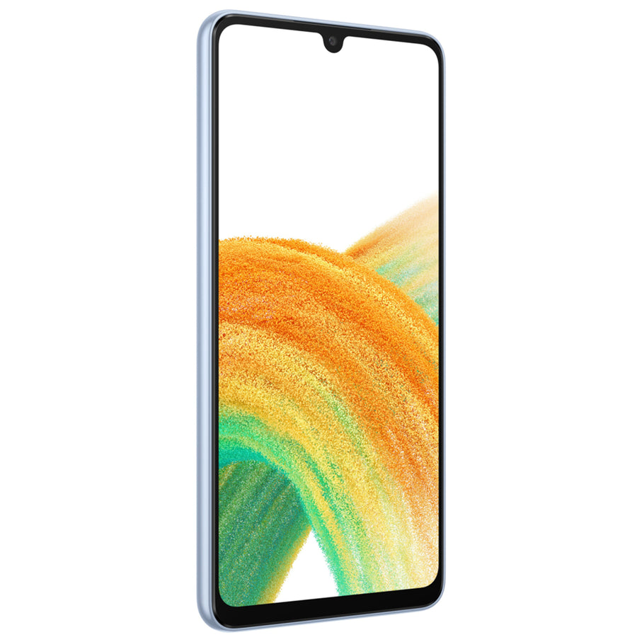 Samsung Galaxy A33 5G 128GB Smartphone - Awesome Blue - (A-Grade Refurbished) with Cable - 18-Month Warranty - Certified Refurbished