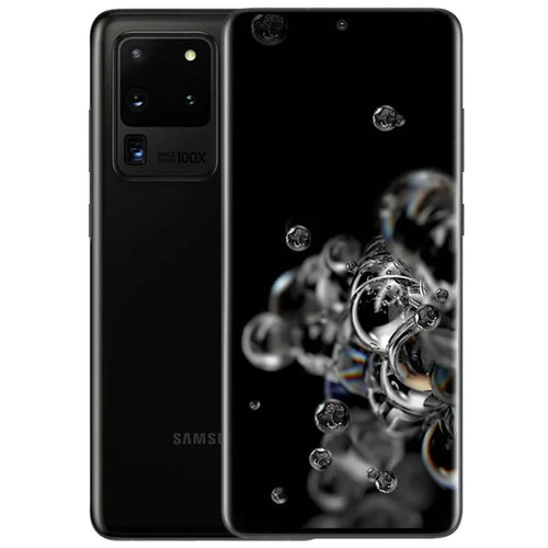 Samsung Galaxy S20 Ultra 5G 128GB Smartphone - Cosmic Black - (A-Grade Refurbished) with Cable - 18-Month Warranty - Certified Refurbished
