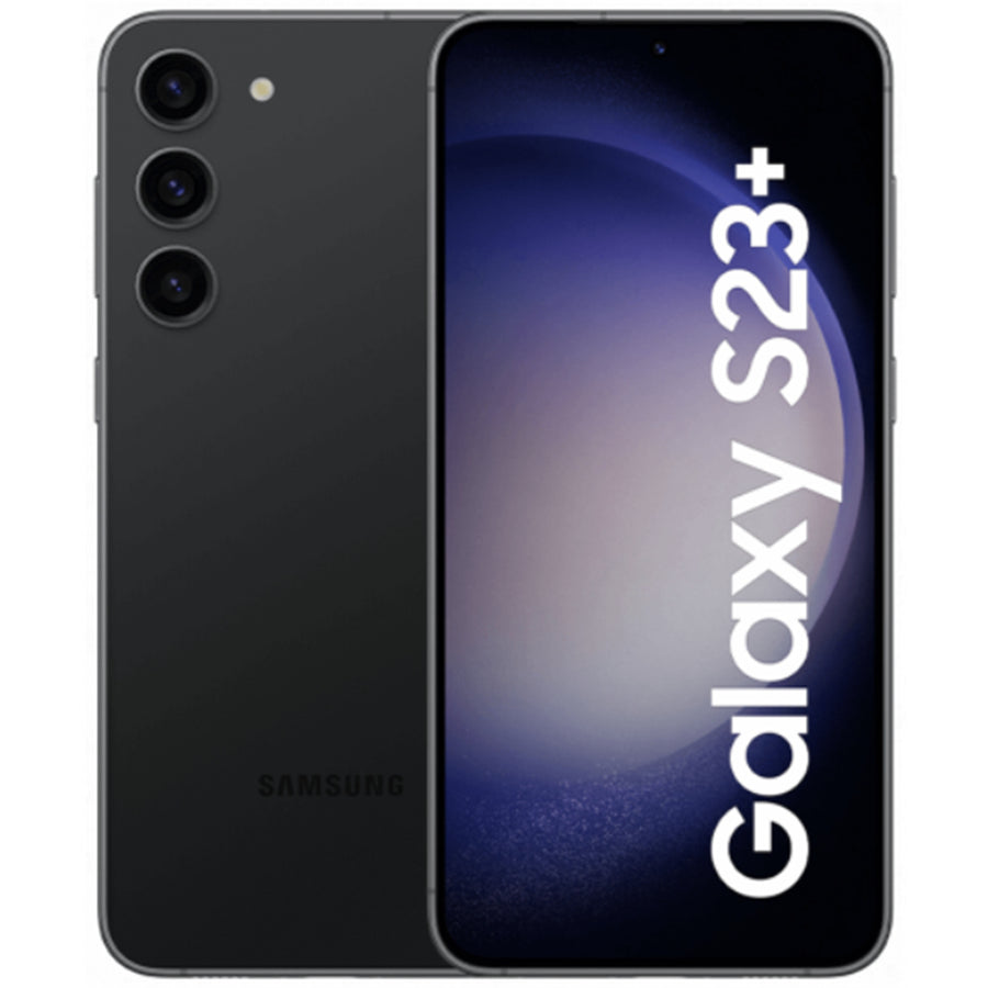Samsung Galaxy S23 Plus 256GB Smartphone - Phantom Black - (A-Grade Refurbished) with Cable - 18-Month Warranty - Certified Refurbished