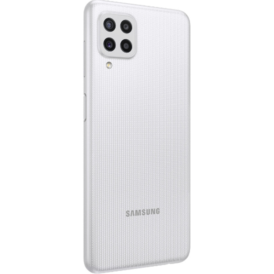 Samsung Galaxy M22 128GB Smartphone - White - (B-Grade Refurbished) with Cable - 18-Month Warranty - Certified Refurbished
