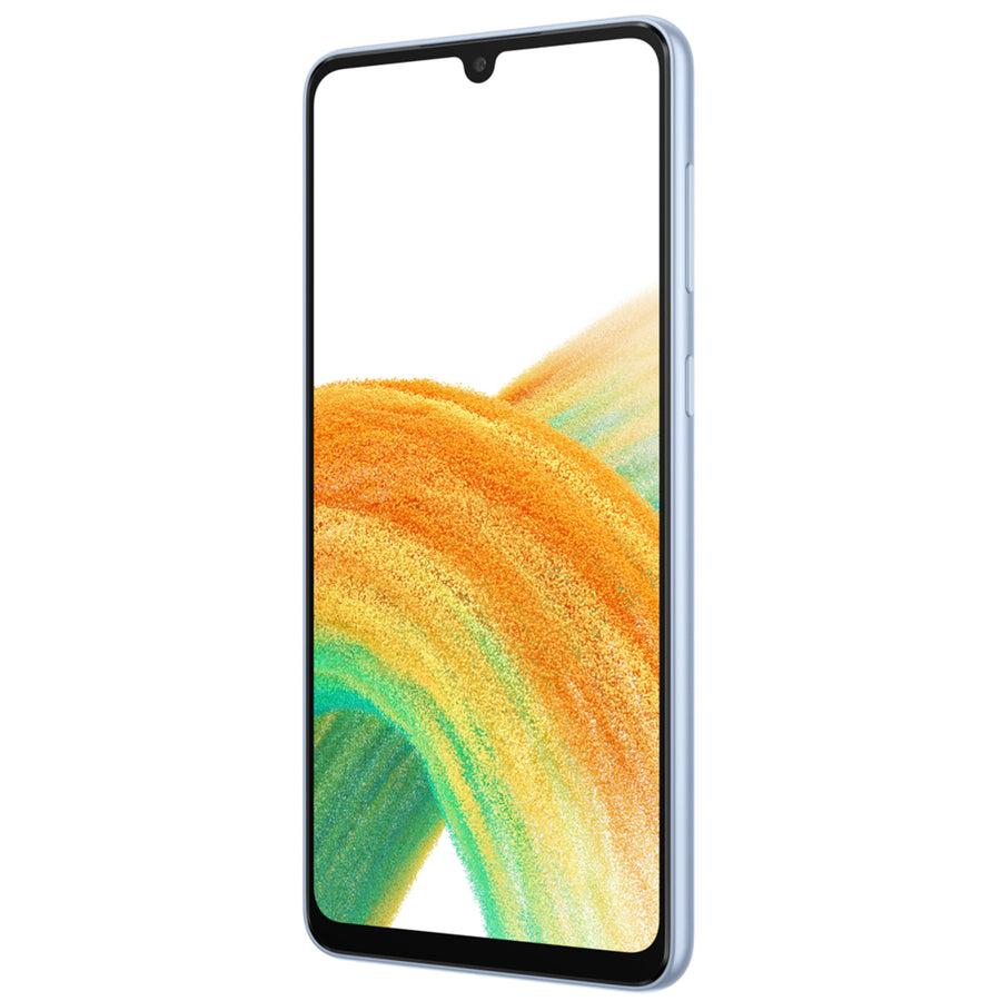 Samsung Galaxy A33 5G 128GB Smartphone - Awesome Blue - (B-Grade Refurbished) with Cable - 18-Month Warranty - Certified Refurbished