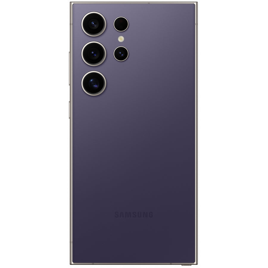 Samsung Galaxy S24 Ultra 256GB Smartphone - Titanium Violet - (B-Grade Refurbished) with Cable - 18-Month Warranty - Certified Refurbished