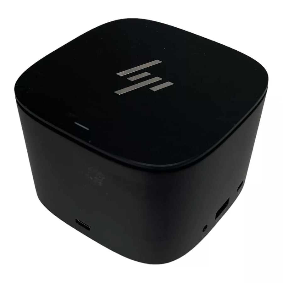 HP 3TR87AA G2 USB-C Thunderbolt 230W Docking Station (A-Grade Refurbished) Front ports: 1x USB-C - Side ports: 1x Audio Jack, 1x USB 3.0, 1 Kensington lock slot - Back Ports: 1x Thunderbolt port, 1x USB-C DisplayPort, 2x DisplayPort, 1 VGA port, 2x U