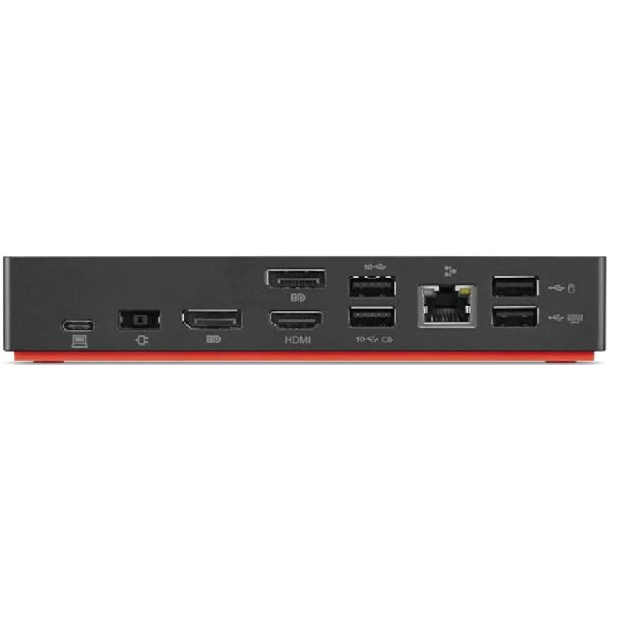 Lenovo ThinkPad 40AS Docking Station (A-Grade Refurbished) 2x USB2.0 - 3x USB3.1 - 2x DisplayPort - 1x HDMI - 1 x Gigabit Ethernet - Supplied with PSU - 1 Year Warranty