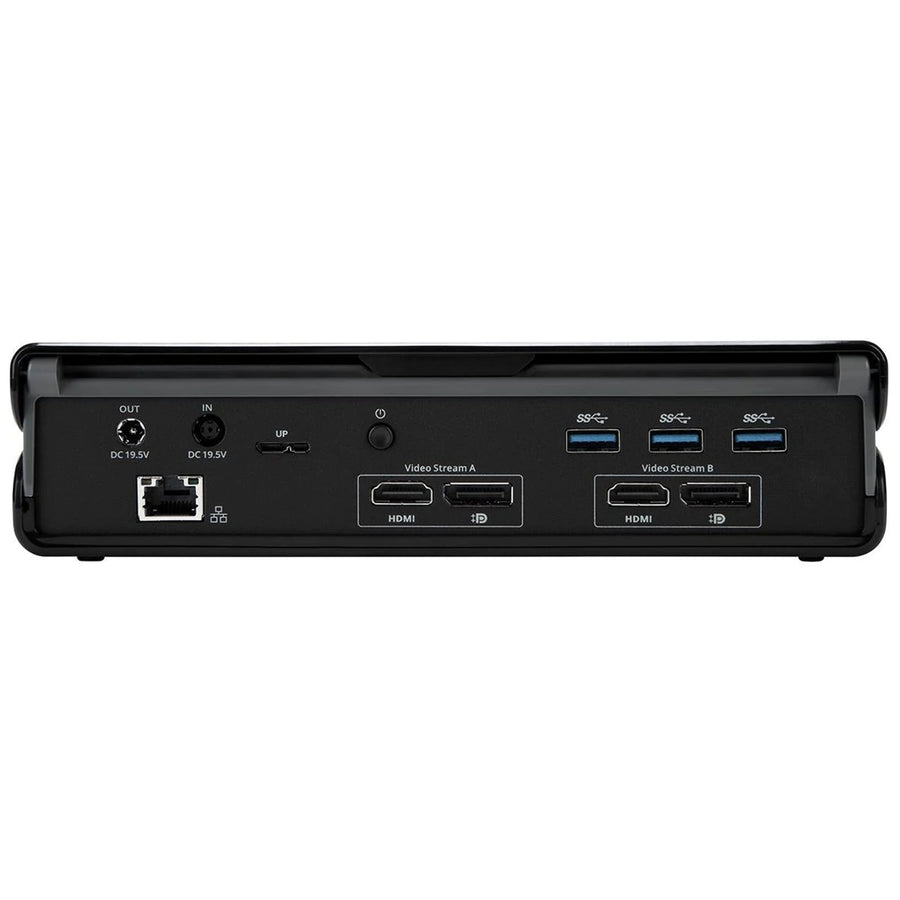 Targus DOCK177 USB 3.0 Dual 4K Docking Station (A-Grade Refurbished) with 120w Adapter - Supports 90w Universal Power Delivery - 2x DP - 2x HDMI 2.0 - 1x USB-C - 3x USB 3.0 - 1x RJ45 - 1 Year Warranty