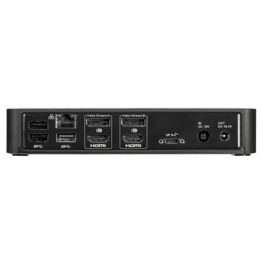 Targus DOCK192 USB-C Universal Dual Video 4K Docking Station with 100W Power (A-Grade Refurbished) 1x USB-C 3.2 Gen 2 - 4x USB 3.2 - 1x Combo audio jack- 2x DisplayPort - 2x HDMI 2.0 - 1x USB-C 3.2 Gen 2 Type-C to Host - 1x RJ45 - 1 Year Warranty