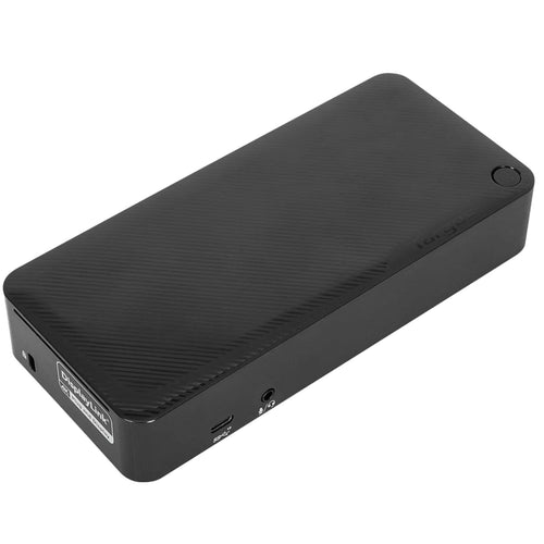 Targus DOCK192 USB-C Universal Dual Video 4K Docking Station with 100W Power (A-Grade Refurbished) 1x USB-C 3.2 Gen 2 - 4x USB 3.2 - 1x Combo audio jack- 2x DisplayPort - 2x HDMI 2.0 - 1x USB-C 3.2 Gen 2 Type-C to Host - 1x RJ45 - 1 Year Warranty