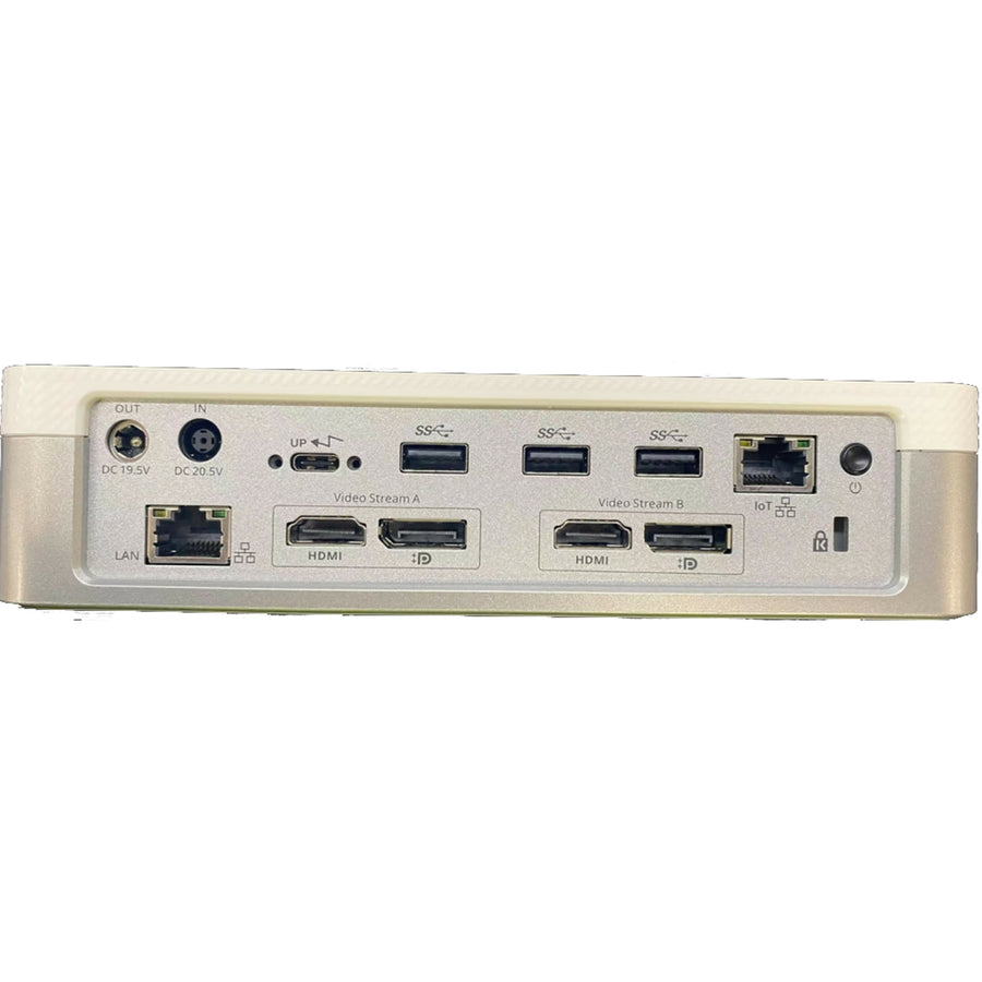 Targus DOCK810 DV4K USB-C Universal Dual Video 4K Docking Station with 100W Power (A-Grade Refurbished) 1x USB-C - 4x USB-A - 1x Combo audio jack- 2x DisplayPort - 2x HDMI 2.0 - 1x USB-C Type-C to Host - 1x RJ45 - 1 Year Warranty