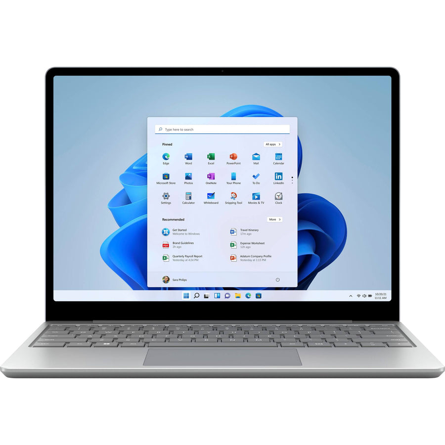 Microsoft Surface Laptop Go 12.4" (A-Grade Refurbished) Intel Core i5-1035G1 - 8GB RAM - 256GB Storage - WiFi - 1536x1024 - Win11 Pro - 18-Month Warranty - Certified Refurbished