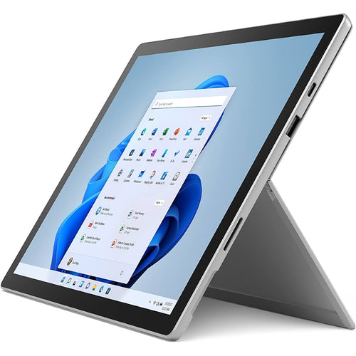 Microsoft Surface Pro 7 12.3" Silver - (A-Grade Refurbished) Intel Core i5-1035G4 - 8GB RAM - 128GB SSD - Keyboard not included - 2736x1824 - Win11 Pro - 18-Month Warranty - Certified Refurbished