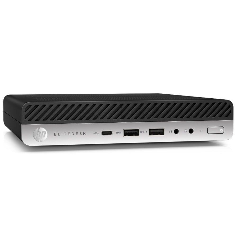 HP Elitedesk 800 G4 Intel Core i5 8500T Mini Desktop PC (A-Grade Refurbished) 8GB RAM - 256GB SSD - On-Board Wifi - Win 11 Pro - Includes Power Cord & Power Adapter - 18-Month Warranty - Certified Refurbished