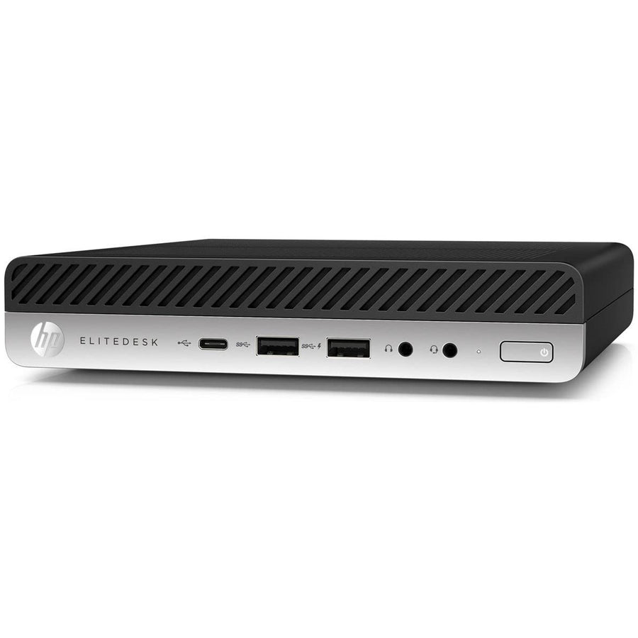 HP Elitedesk 800 G4 Intel Core i5 8500T Mini Desktop PC (A-Grade Refurbished) 8GB RAM - 256GB SSD - On-Board Wifi - Win 11 Pro - Includes Power Cord & Power Adapter - 18-Month Warranty - Certified Refurbished