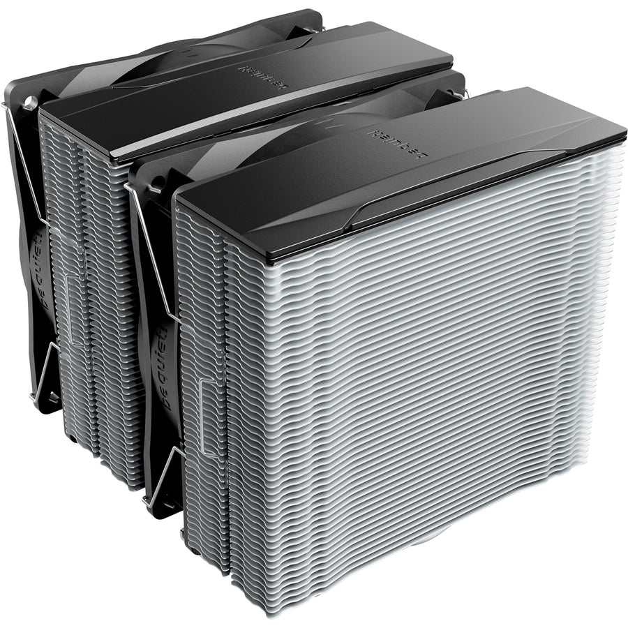 be quiet Pure Rock Pro 3 Silver CPU Cooler 2 x 120mm PWM Fan, Twin Tower, 6 Heat Pipe Support Intel LGA 1851 /1700 / 1200 / 115X , AMD AM5 / AM4,