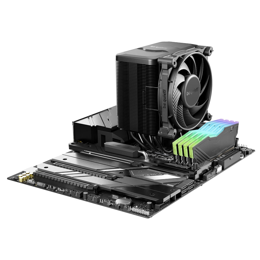 be quiet DARK ROCK 5 CPU Cooler 1 x 120mm PWM Fan, SingleTower, 6 Heat Pipe Support Intel LGA 1851 /1700 / 1200 / 115X , AMD AM5 / AM4, Handle up to 210W TDP