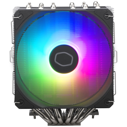 Cooler Master Hyper 620S RGB CPU Cooler with 2 X 120MM RGB LED PWM Fan, 6 Heat Pipes / Direct Contact / Aluminum Fins INTEL: LGA 1700/1200, AMD AM4 / AM5