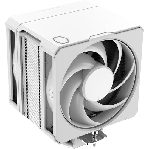 Cooler Master Hyper 612 APEX CPU Cooler with 2x 120MM PWM Fan, 6 Heat Pipe 159mm Height, Pipes / Direct Contact / Aluminum Fins for Intel Socket LGA 1851/ 1700 / 1200, AMD AM5 / AM4 - White