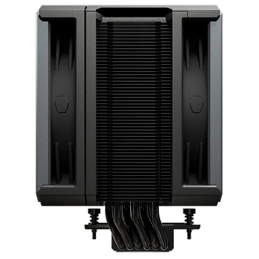 Cooler Master Hyper 612 APEX CPU Cooler with 2x 120MM PWM Fan, 6 Heat Pipe 159mm Height, Pipes / Direct Contact / Aluminum Fins for Intel Socket LGA 1851/ 1700 / 1200, AMD AM5 / AM4 - Black