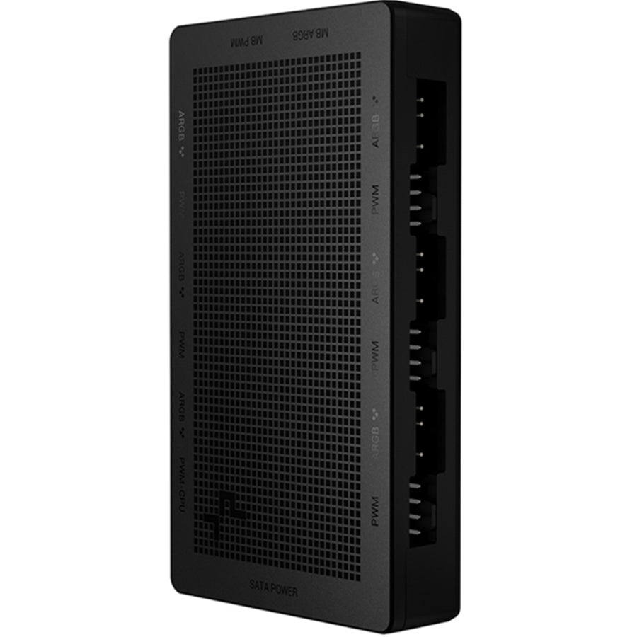 DEEPCOOL SC790 hub provides fan and lighting control for up to 6 total PWM ARGB fans simultaneously while occupying minimal headers on a motherboard