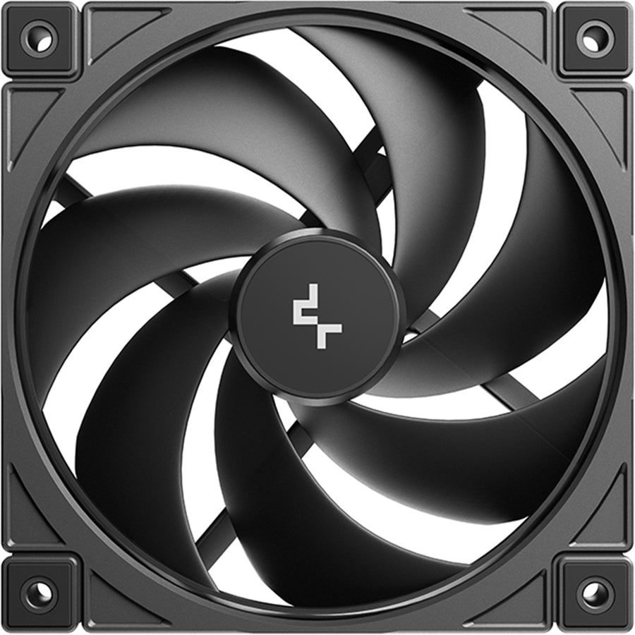 DEEPCOOL FD12 V2 Black 120mm PWM Case Cooling Fan,