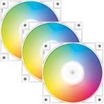 CFAN-DP-FC120WH-3P - Deepcool FC120 RGB PWM White fan 3 pack
