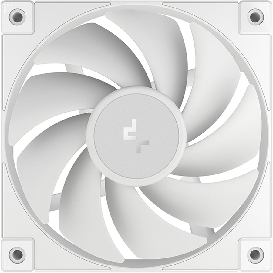 DEEPCOOL FD12 White 3 Pack 120mm PWM Case Cooling Fan, Triple Pack