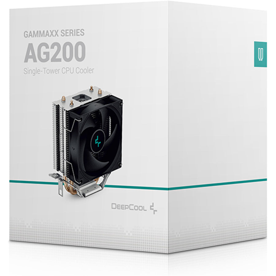 DEEPCOOL AG200 CPU Cooler 1x 92mm Fan, 133mm Clearance, Support Intel LGA 1851/ 1700 / 1200 / 1151 / 1150 / 1155, AMD AM5 / AM4