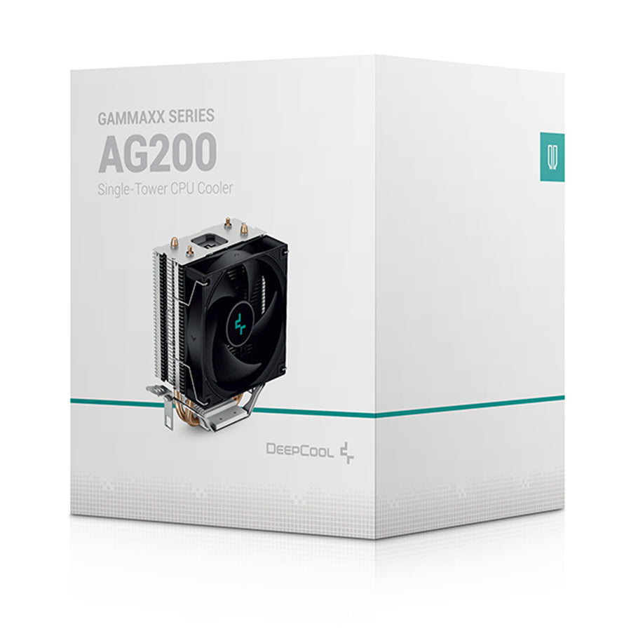 DEEPCOOL AG200 CPU Cooler 1x 92mm Fan, 133mm Clearance, Support Intel LGA 1851/ 1700 / 1200 / 1151 / 1150 / 1155, AMD AM5 / AM4