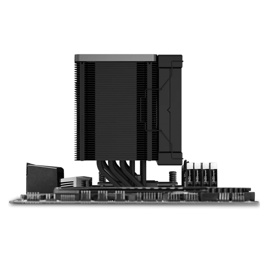 DEEPCOOL AK500 ZERO DARK CPU Cooler 1x 120mm PWM Fan, 158mm Clearance, Support Intel LGA 1851/ 1700 / 1200 / 1151 / 1150 / 1155, AMD AM5 / AM4