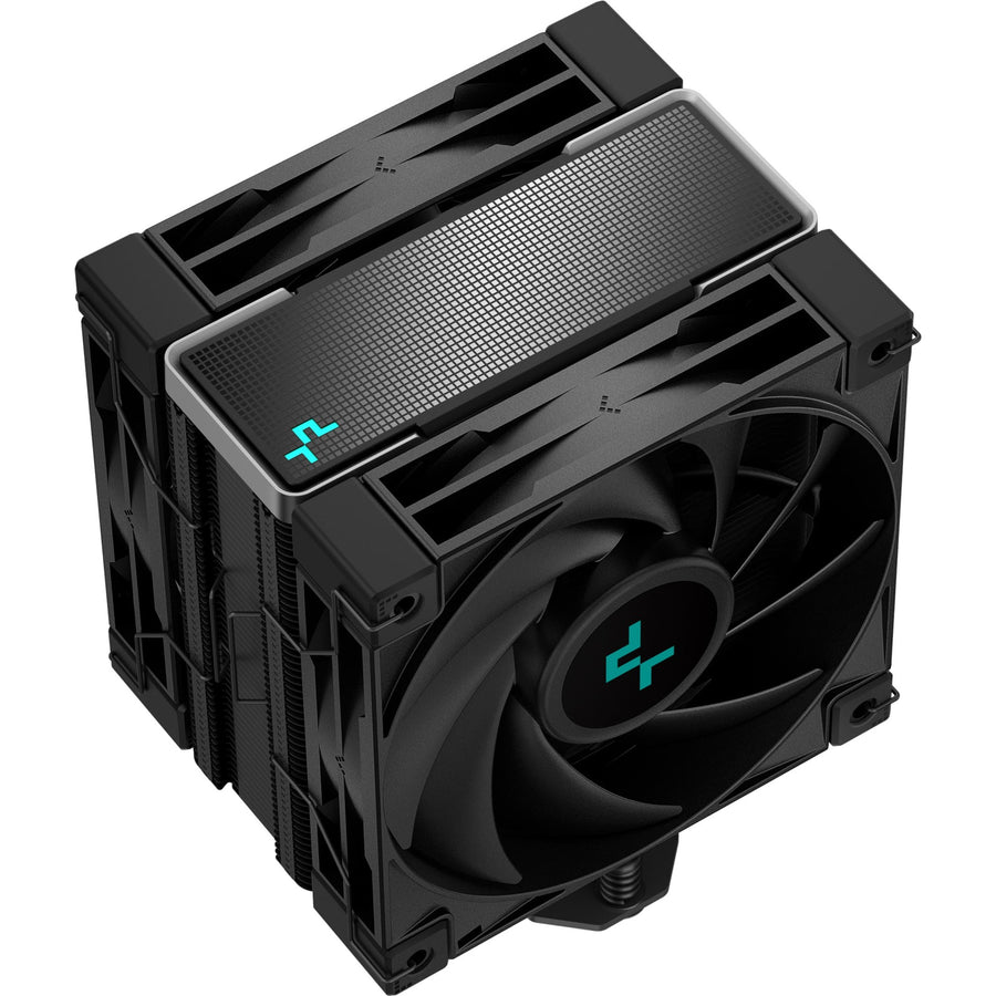 DEEPCOOL AK400 ZERO DARK PLUS CPU Cooler 2 x 120mm Fan, 155mm Clearance, Support Intel LGA 1851/ 1700 / 1200 / 1151 / 1150 / 1155, AMD AM5 / AM4