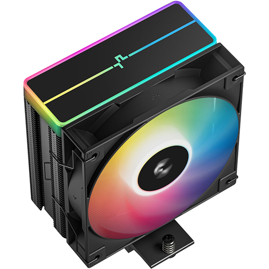 DEEPCOOL AG400 Black ARGB V2 1x 120MM aRGB Fan, 150mm Clearance Support Intel LGA 1851/ 1700 / 1200 / 1151 / 1150 / 1155, AMD AM5 / AM4