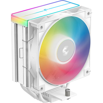 DEEPCOOL AG400 White ARGB V2 1x 120MM aRGB Fan, 150mm Clearance Support Intel LGA 1851/ 1700 / 1200 / 1151 / 1150 / 1155, AMD AM5 / AM4