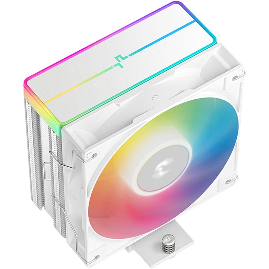 DEEPCOOL AG400 White ARGB V2 1x 120MM aRGB Fan, 150mm Clearance Support Intel LGA 1851/ 1700 / 1200 / 1151 / 1150 / 1155, AMD AM5 / AM4
