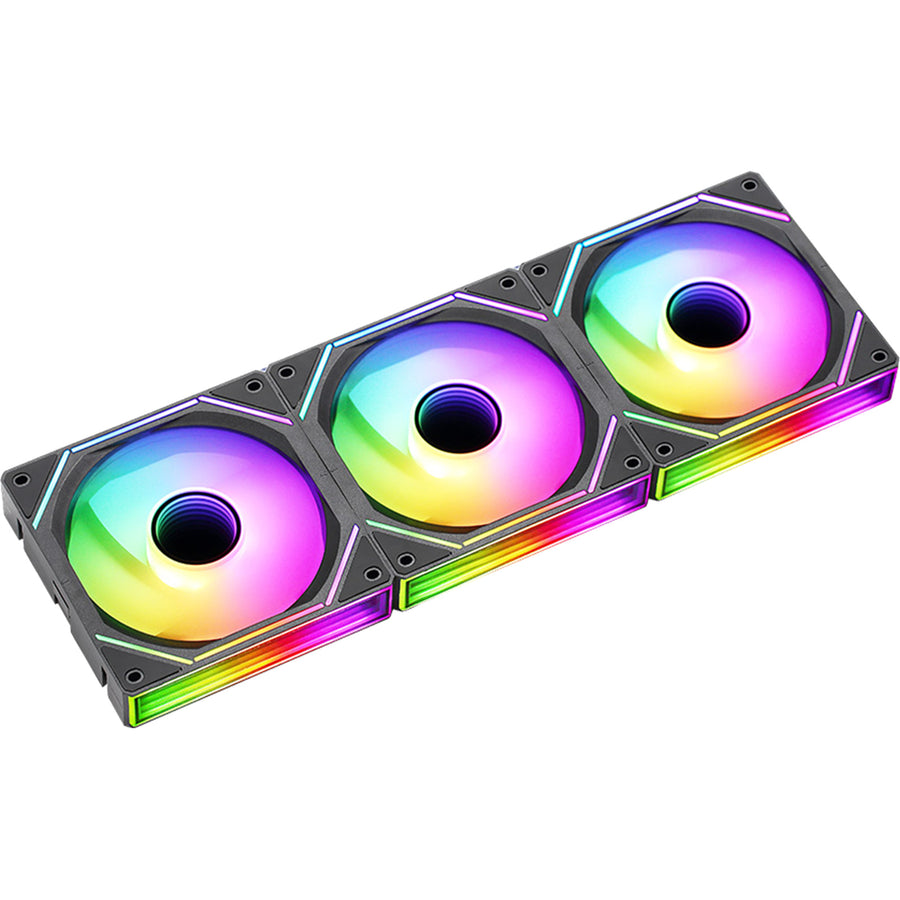 Formula V Line AIR BRIDGE Black Infinity Mirror A-RGB PWM, Modular Connection - 3x 120mm Fan Pack