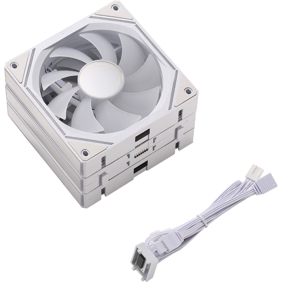 Formula V Line AIR BRIDGE White Infinity Mirror A-RGB PWM, Modular Connection - 3x 120mm Fan Pack