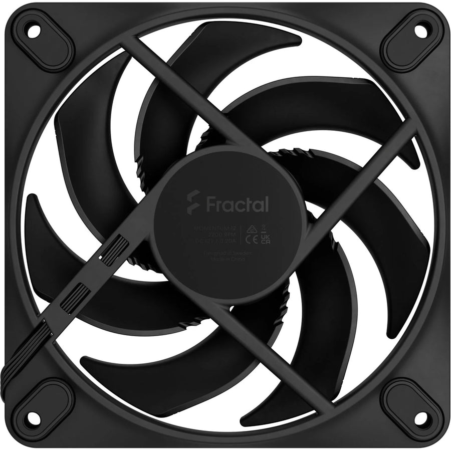 Fractal Design Momentum 12 PWM Case Fan - Black