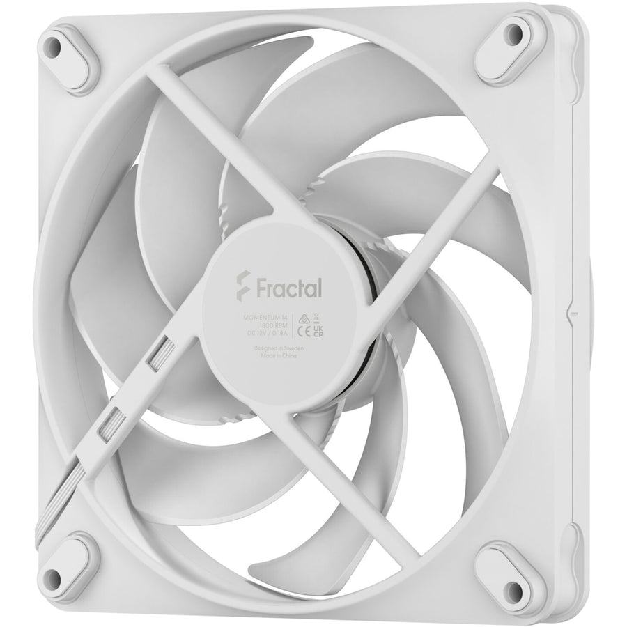 Fractal Design Momentum 14 140mm PWM Case Fan - White