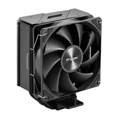 FSP NP5 Black CPU Cooler for Intel LGA: 1851/1700/1200 AMD:AM4/AM5 , 6mm x 4PCS Heatpipes with Direct Contact