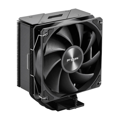 FSP NP5 Black CPU Cooler for Intel LGA: 1851/1700/1200 AMD:AM4/AM5 , 6mm x 4PCS Heatpipes with Direct Contact