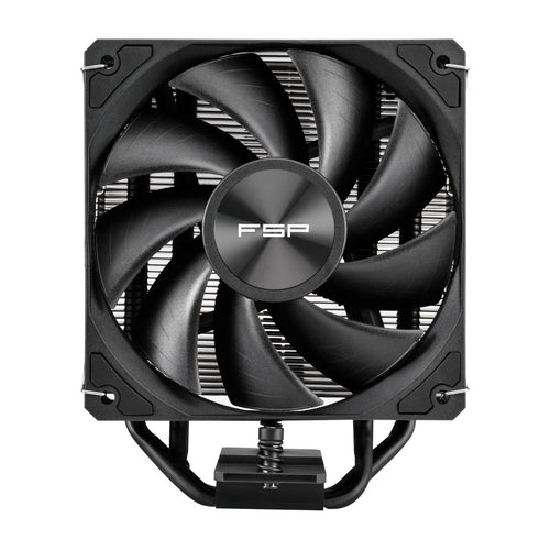 FSP NP5 Black CPU Cooler for Intel LGA: 1851/1700/1200 AMD:AM4/AM5 , 6mm x 4PCS Heatpipes with Direct Contact
