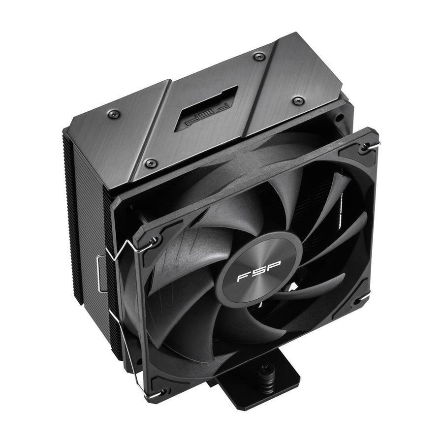 FSP NP5 Black CPU Cooler for Intel LGA: 1851/1700/1200 AMD:AM4/AM5 , 6mm x 4PCS Heatpipes with Direct Contact
